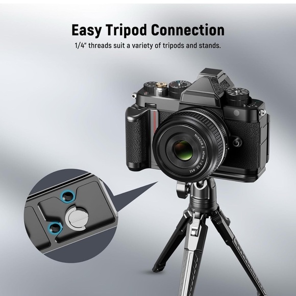 NEEWER Z f Handgrip L Shape Nikon Ultra Thin Retro Camera Mounting Baseplate - Picture 9 of 10